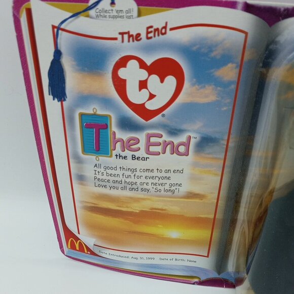 TY The End the Bear McDonalds 2000 - Picture 3 of 8